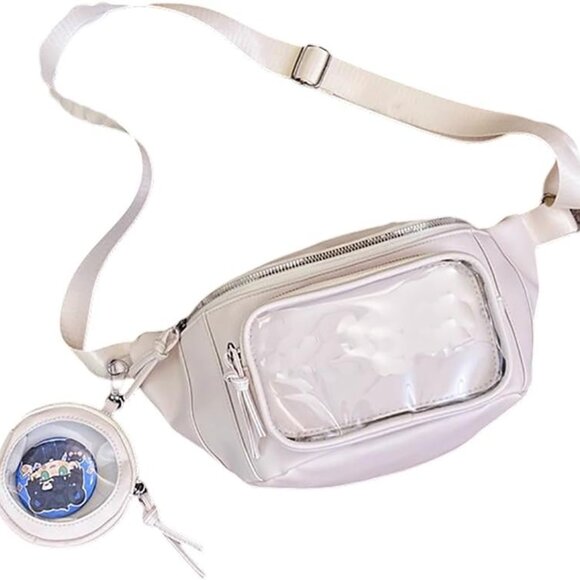 Ita Bag Crossbody Chest Pack Shoulder Sling Bag Badge Display Unisex - Picture 1 of 7